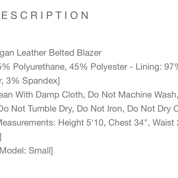 BlankNYC stylish faux leather blazer dresses up any outfit! - Picture 5 of 7